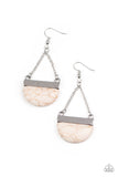 Paparazzi Earring - Mesa Mezzanine - White