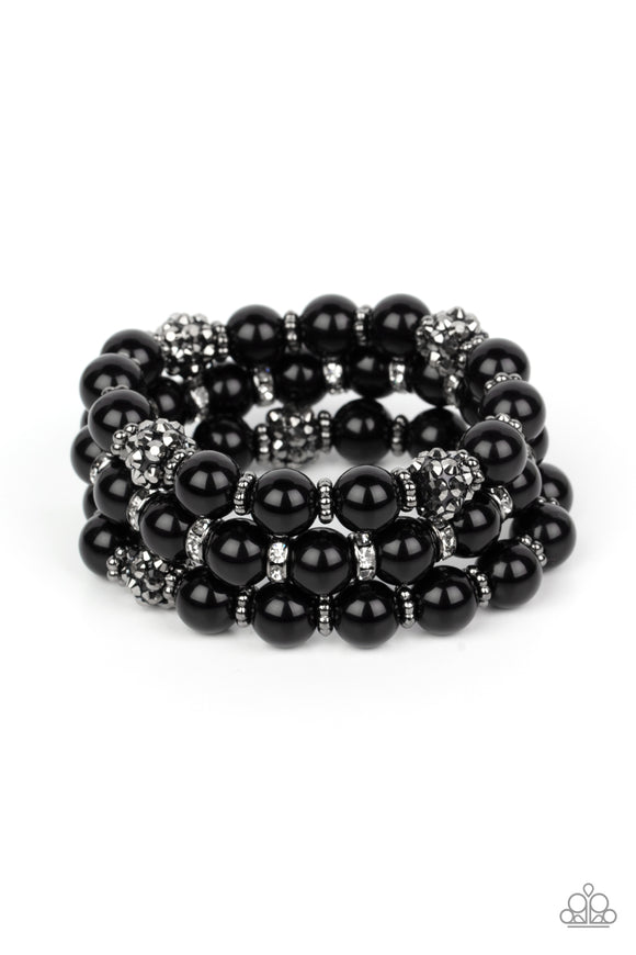 Paparazzi Bracelet - Poshly Packing - Black