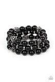 Paparazzi Bracelet - Poshly Packing - Black