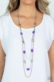 Paparazzi Necklace - Barefoot and Beachbound - Purple