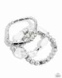 Paparazzi Bracelet - Marina Magic- White