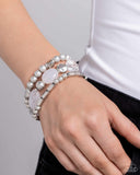 Paparazzi Bracelet - Marina Magic- White