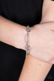Paparazzi Bracelet - Chic Charmer - Silver