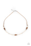 Paparazzi Necklace - Groundbreaking Glamour - Brown