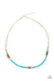 Paparazzi Necklace - Groundbreaking Glamour - Blue