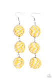 Paparazzi Earring - Laguna Lanterns - Yellow