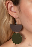 Paparazzi Earring - Beach Bistro - Green