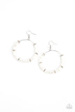 Paparazzi Earring - Loudly Layered - White