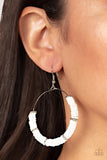 Paparazzi Earring - Loudly Layered - White