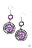 Paparazzi Earring - Meadow Mantra - Purple