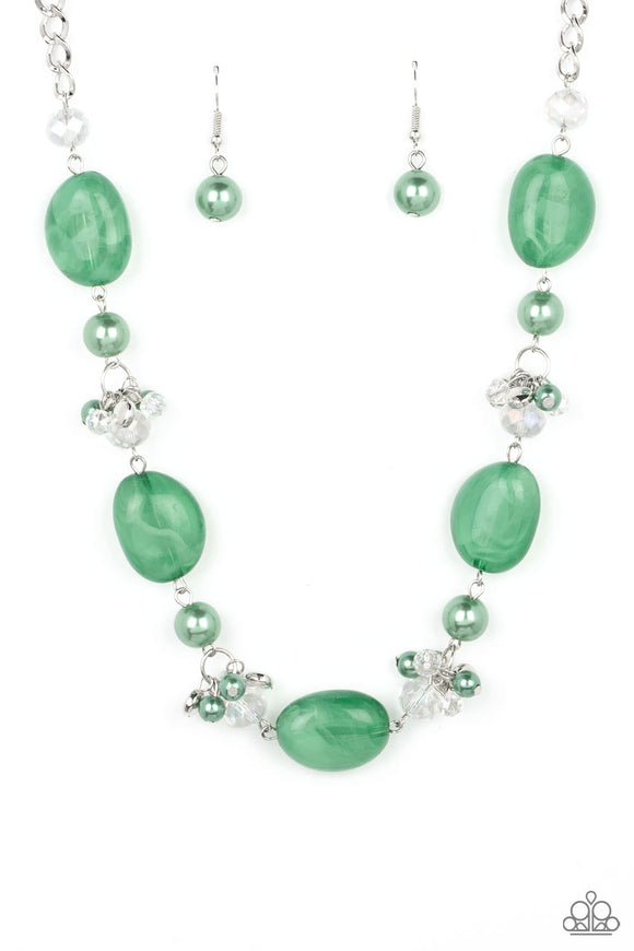 Paparazzi Necklace - The Top TENACIOUS - Green