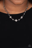Paparazzi Necklace - Taunting Twinkle - White