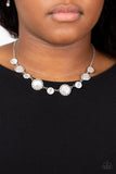 Paparazzi Necklace - Too Good to BEAM True - White