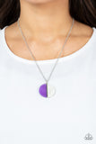 Paparazzi Necklace - Elegantly Eclipsed - Purple