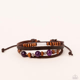 Paparazzi Bracelet - Public In-QUARRY - Purple