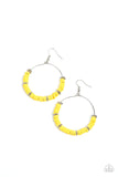 Paparazzi Earring - Loudly Layered - Yellow