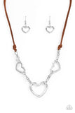 Paparazzi Necklace - Fashionable Flirt - Brown
