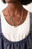Paparazzi Necklace - Fashionable Flirt - Pink