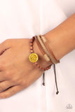 Paparazzi Bracelet - Existential Earth Child - Yellow