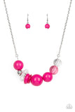 Paparazzi Necklace - Bauble Bonanza - Pink