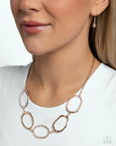 Paparazzi Necklace - Gritty Go-Getter - Rose Gold