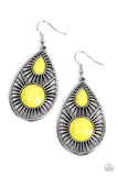 Paparazzi Earring - Prima Donna Diva - Yellow