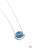 Paparazzi Necklace - Ethereal Eclipse - Blue