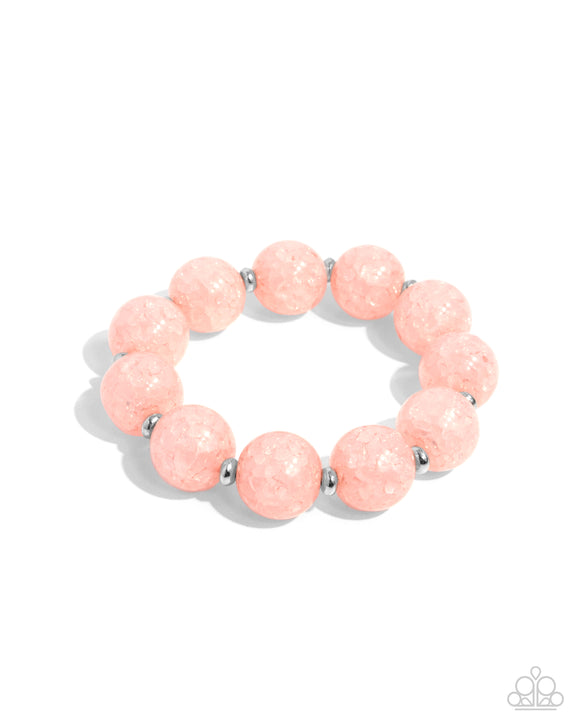 Paparazzi Bracelet - Arctic Affluence - Pink