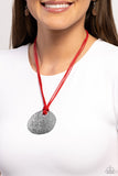 Paparazzi Necklace - Rural Reflex - Red
