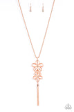 Paparazzi Necklace - Perennial Powerhouse - Rose Gold