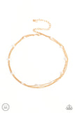 Paparazzi Necklace - Daintily Dapper - Gold