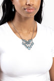 Paparazzi Necklace - Exceptionally Ethereal - Blue