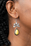 Paparazzi Earring - Brightly Blooming - Yellow