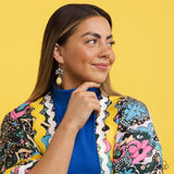 Paparazzi Earring - Brightly Blooming - Yellow