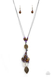 Paparazzi Necklace - Knotted Keepsake - Purple