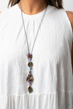 Paparazzi Necklace - Knotted Keepsake - Purple