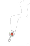 Paparazzi Necklace - Boulevard Bazaar - Red Lanyard