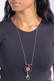 Paparazzi Necklace - Boulevard Bazaar - Red Lanyard