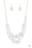 Paparazzi Necklace - Icy Illumination - Gold