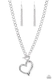 Paparazzi Necklace - Reimagined Romance - Silver