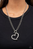 Paparazzi Necklace - Reimagined Romance - Silver