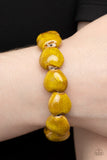 Paparazzi Bracelet - GLAZE a Trail - Yellow