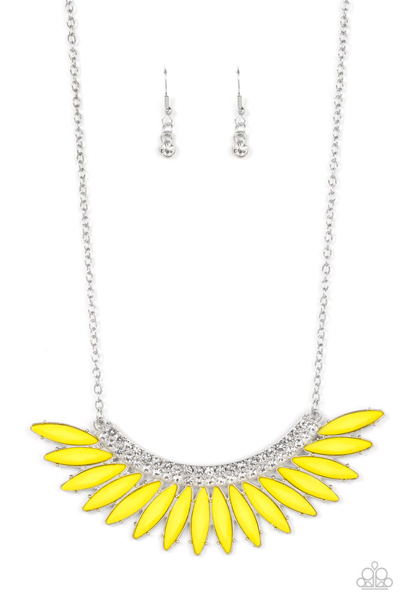 Paparazzi Necklace -  Flamboyance - Yellow