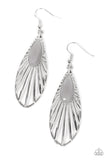 Paparazzi Earring - WING-A-Ding-Ding - Silver