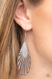 Paparazzi Earring - WING-A-Ding-Ding - Silver