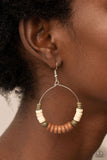 Paparazzi Earring - Earthy Esteem - Brown
