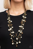 Paparazzi Necklace - Vintage Virtuoso - Brass