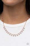 Paparazzi Necklace - Cue the Mic Drop - Copper