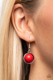 Paparazzi Necklace - Eye of the BEAD-holder - Red