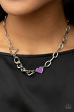 Paparazzi Necklace - Little Charmer - Purple